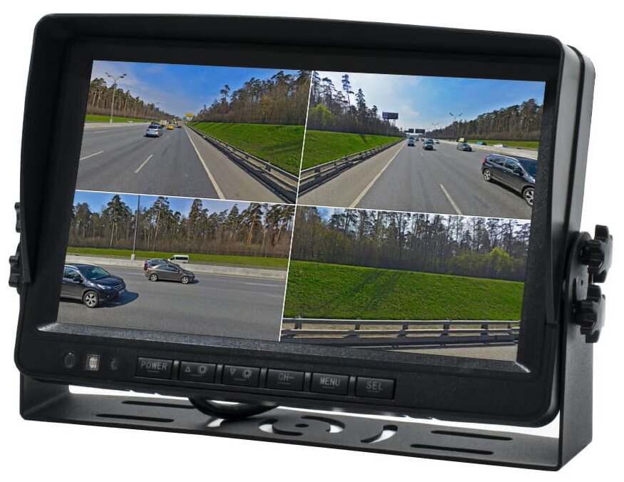 AVEL Парковочный монитор с квадратором 9" для грузовиков и автобусов AVS0905DVR