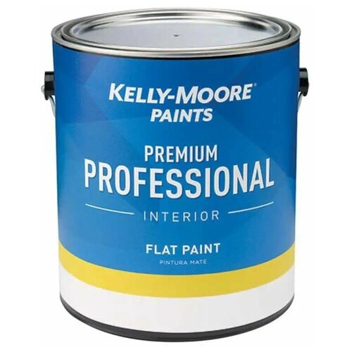 Краска ультроматовая профессиональная интерьерная Kelly-Moore Premium Professional Interior Paint белая 3,78л