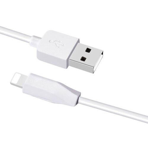 USB кабель HOCO X1 Rapid Lightning 8-pin, 2м, PVC (белый) usb кабель hoco x1 rapid lightning 8 pin 3м pvc белый