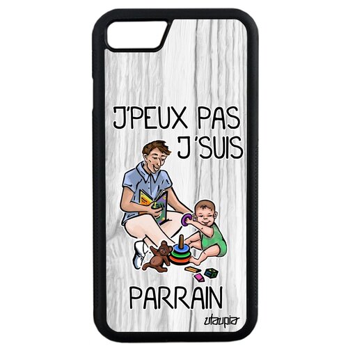 фото Чехол на мобильный iphone se 2020, "не могу - стал крестным!" шутка карикатура utaupia