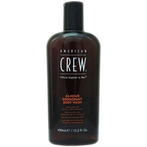 Гель для душа American Crew 24-Hour Deodorant Body Wash, 450 мл, 450 г гель для душа дезодорирующий 24 hour deodorant body wash 450мл