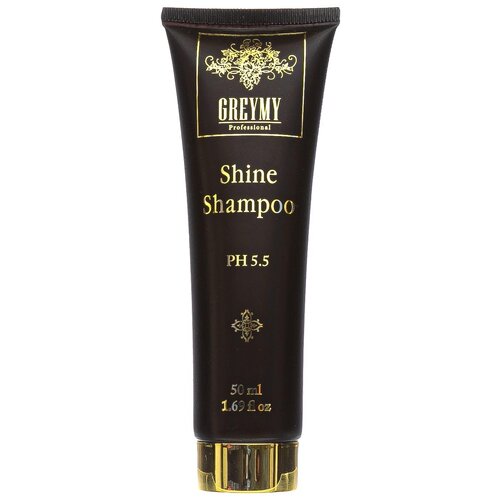 шампунь для блеска волос greymy shine shampoo 50 мл GREYMY шампунь Shine для блеска, 50 мл