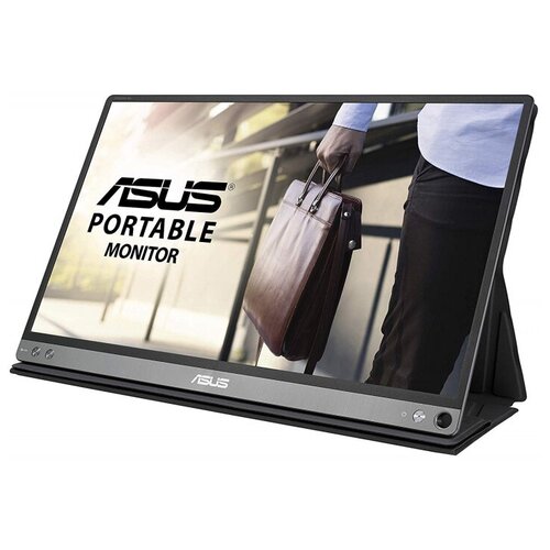 фото Монитор 15.6" asus portable mb16ap (90lm0381-b02170) черный