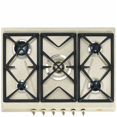 Газовая варочная панель Smeg SRV876POGH кремовый 6449000₽