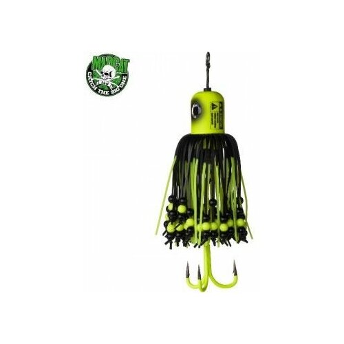 Блесны вертикальные MADCAT A-STATIC CLONK TEASER Treble Hook 100g FLUO желтый 3645₽