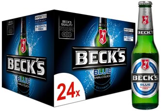 Пиво безалкогольное светлое Beck's Blue, 0.33 л (24 шт.) 24 шт.