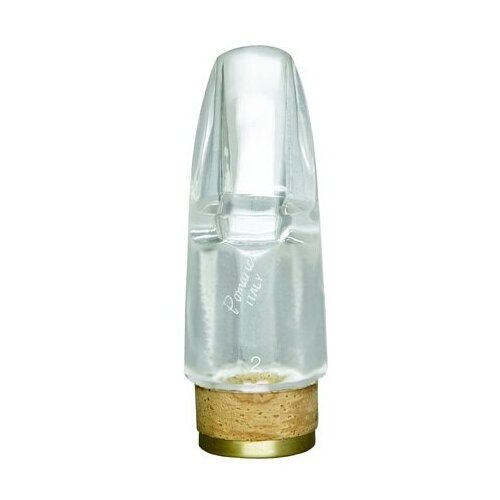 Bass clarinet mouthpiece Pomarico Crystal #3 - Black Tuscan crystal bass clarinet mouthpiece with open tip opening