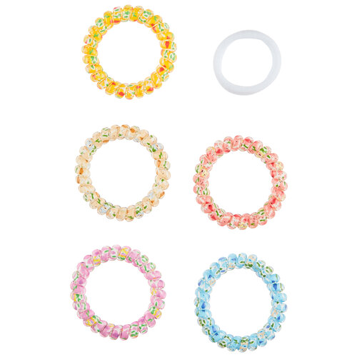 Резинки-пружинки для волос / Резинки-спиральки для волос набор 5шт.