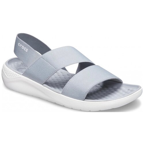 фото Сандалии crocs literide stretch sandal , размер 37(w7) , light gray/white