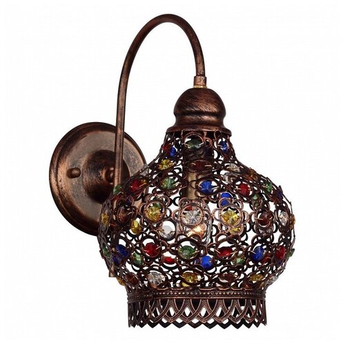 фото Бра favourite, 1х40w, коричневый, размеры (мм)-200x320x300, плафон - коричневый, разноцветный