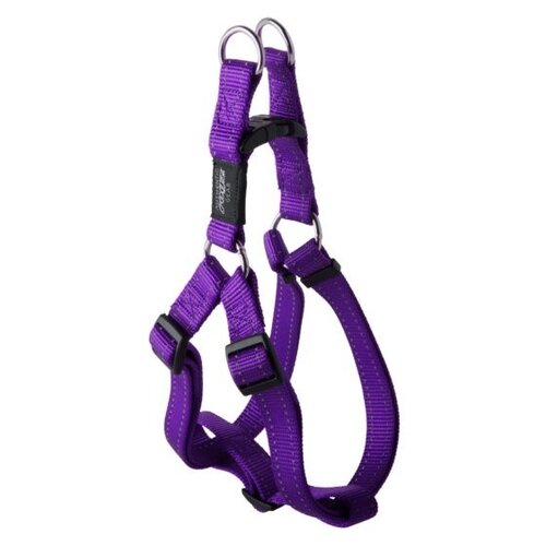 Шлейка Rogz Step-In Harness M (SSJ11), обхват шеи 26-40 см, фиолетовый, M