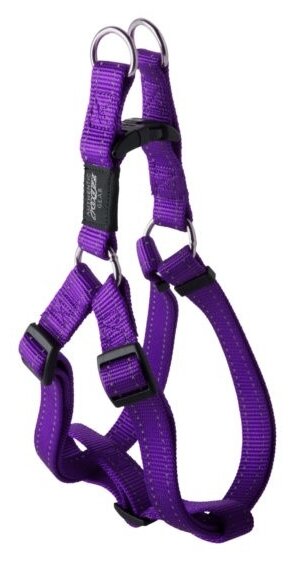 Шлейка Rogz Step-In Harness M (SSJ11) фиолетовый, M - фотография № 1