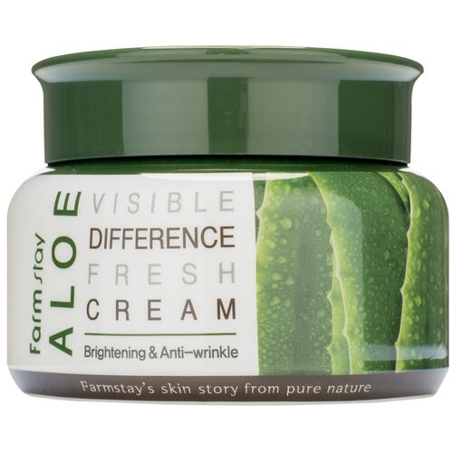 Увлажняющий крем для лица с алоэ FarmStay Visible Difference Fresh Cream Aloe