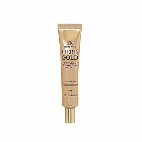 Estheroce Крем для век омолаживающий Estheroce Herb Gold Whitening & Wrinkle Care Eye Cream