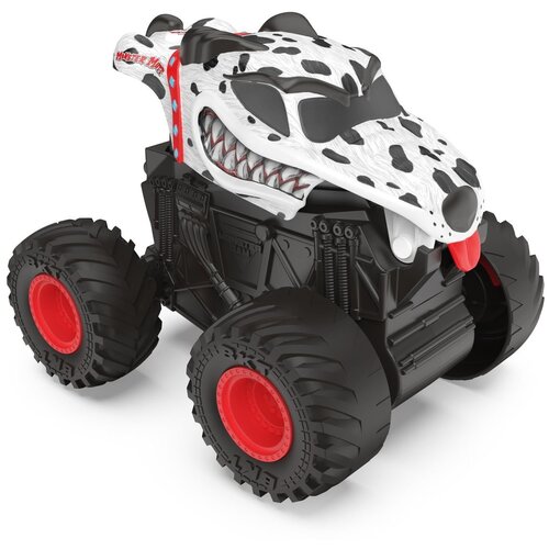 Машинка Monster Jam Dalmatian, 6061555 1:43, 14 см, черный/белый машинка monster jam звуки мотора 1 43 soldier fortune 6044990 20103739