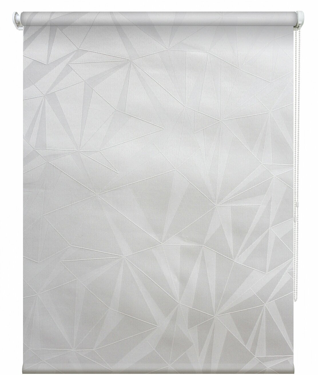 фото Askona Рулонная штора 067х175 Грани светло-серый