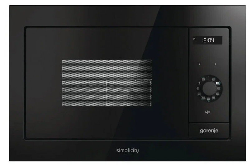 Микроволновая печь Gorenje BM235G1SYB черный (встраиваемая)