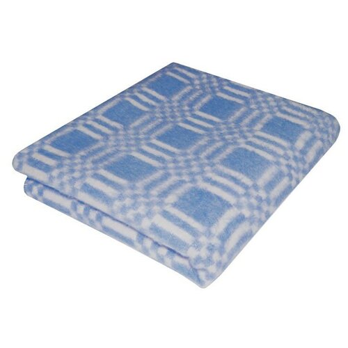 Одеяло Ермолино Комбинированная клетка 57-3ЕТ 140х100 см синий одеяло байковое мадрид розовый 100х140