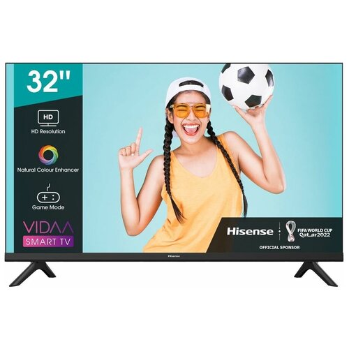 Телевизор LED Hisense 32 32A4BG Smart Frameless черныйHDDVB-T60HzDVB-T2DVB-CDVB-SDVB-S2WiFi 1889000₽