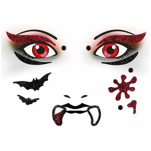 НАКЛЕЙКИ FACE ART VAMPIRE