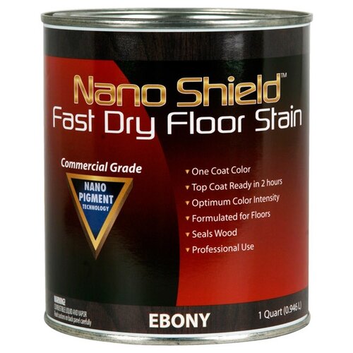 Rust-Oleum Nano Shield Fast Dry Floor Stain Нано-морилка для полов, коричневый античный (946 мл)