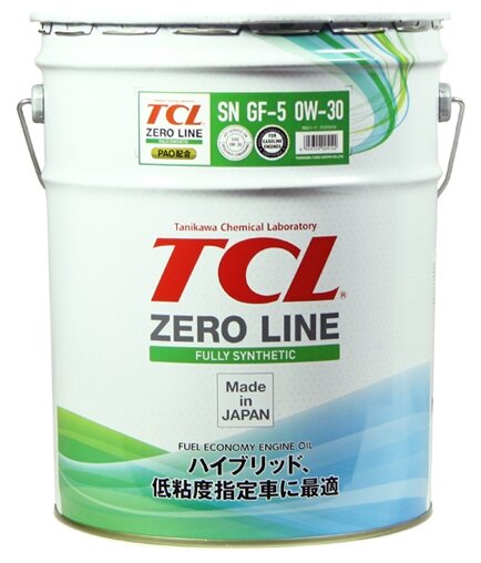 Синтетическое моторное масло TCL Zero Line Fuel Economy SN/GF-5 0W-30 .