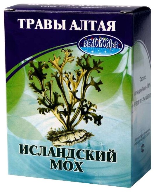 Беловодье мох Исландский мох, 50 г