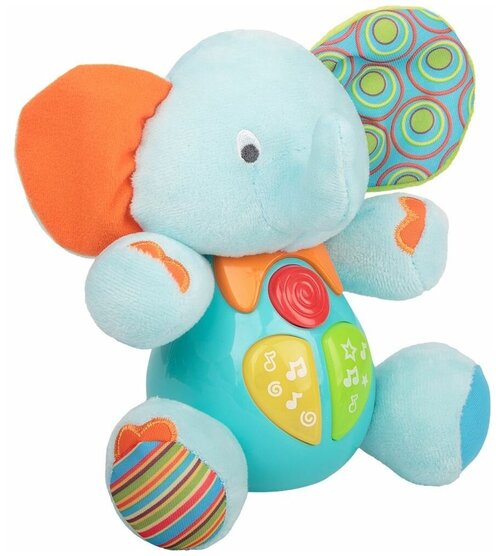 Развивающая игрушка Winfun Слон (O689), голубой