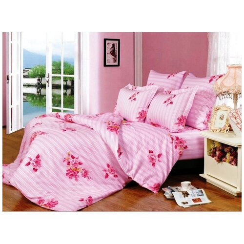 фото Постельное бельё a-134 розовый a-134-171 сайлид