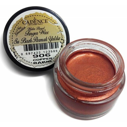 Воск старинная позолота Water Based Finger Wax 20 ml. Copper-906 воск старинная позолота water based finger wax 20 ml sugar pink 913