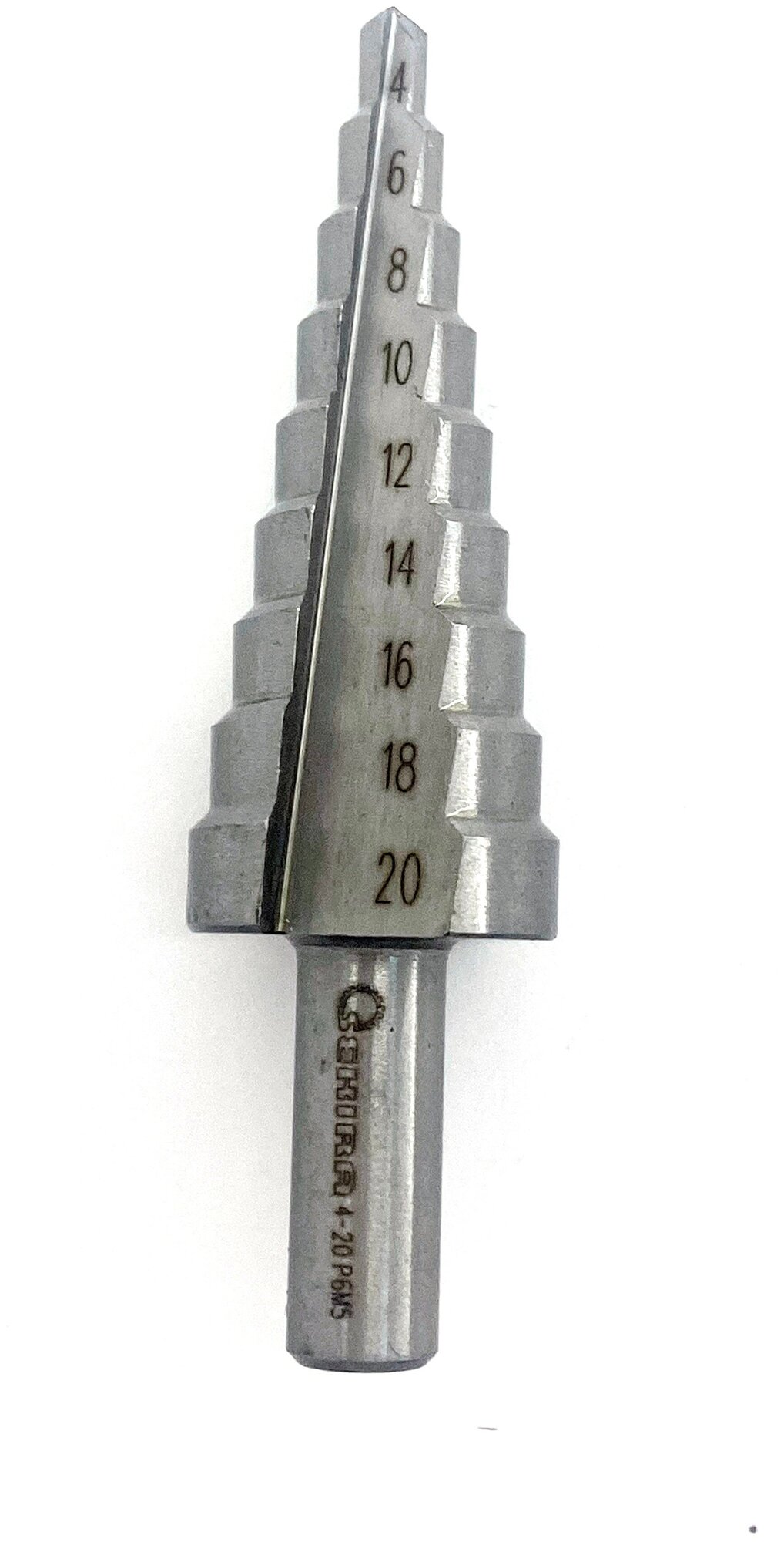 фото Сверло ступенчатое 4-20мм 9ступ. Р6М5 Sekira