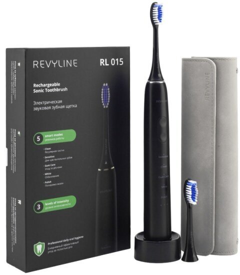 Зубная щётка электрическая Revyline RL 015, черная