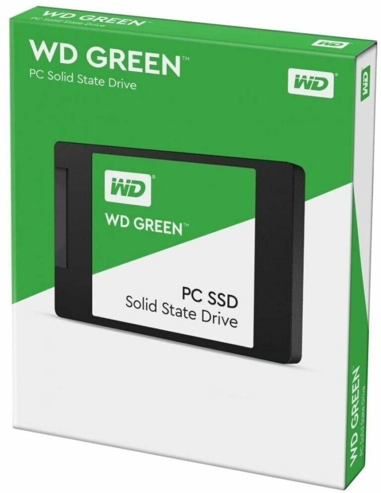 Твердотельный накопитель Western Digital WD Green SATA 480 ГБ SATA WDS480G3G0A - фотография № 10