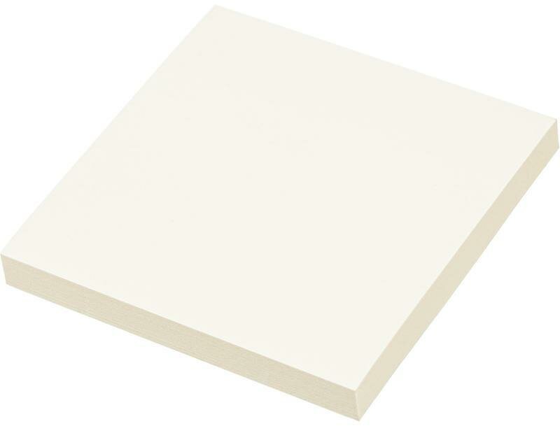 Стикеры (самоклеящийся блок) Attache, 76x76мм, желтый пастель, 100 листов, 12 уп.