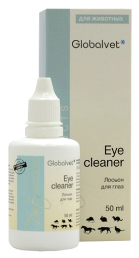 Globalvet Eye cleaner лосьон для мягкого очищения глаз и области вокруг глаз для собак и кошек (50 мл)