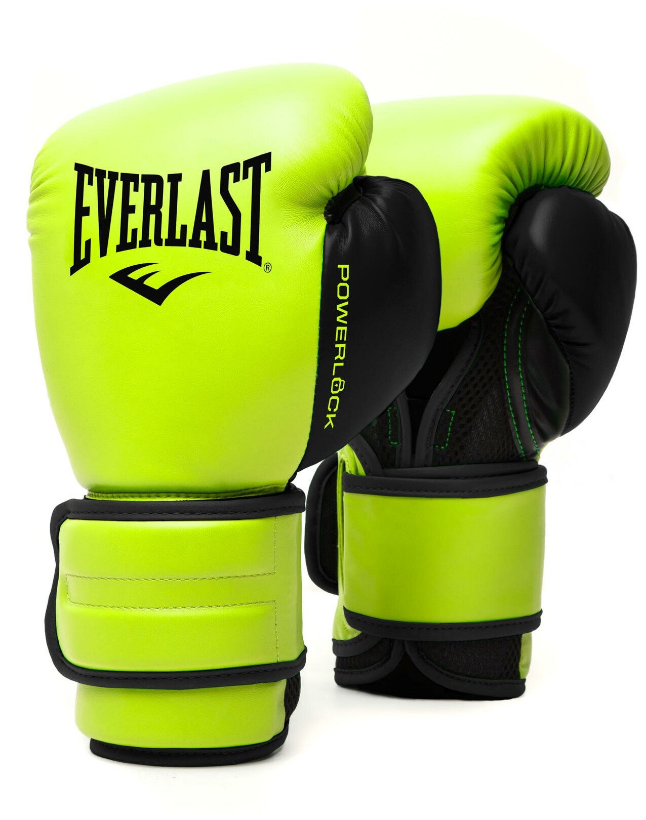 Перчатки тренировочные Powerlock PU 2 сал. - Everlast - Салатовый - 14 oz