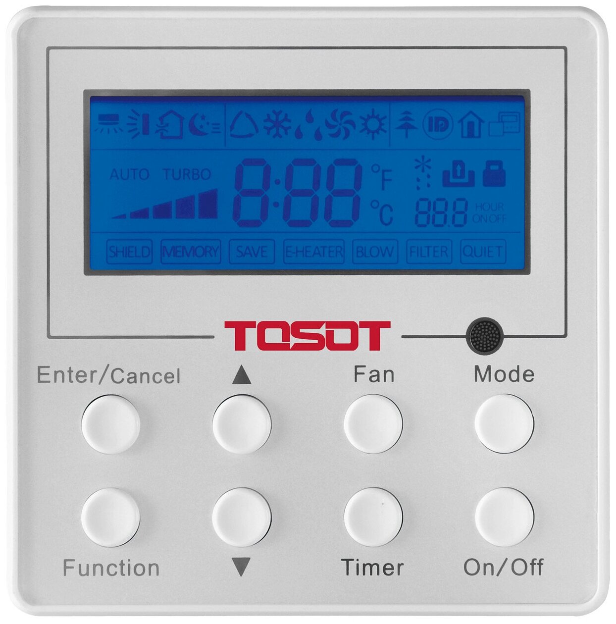 Канальный кондиционер Tosot T18H-LD2/I / T18H-LU2/O, серебристый - фотография № 4