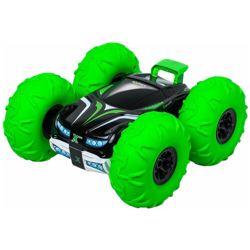 EXOST Tornado 360 TE115, 1:10, зеленый/черный/белый машинка exost 360 tornado 20267 1 10 35 6 см розовый