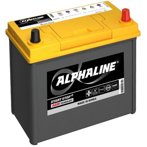 Авто аккумулятор ALPHALINE AGM 60B24L