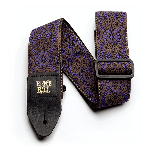 фото Ernie ball 4164 purple paisley жаккардовый ремень с рисунком