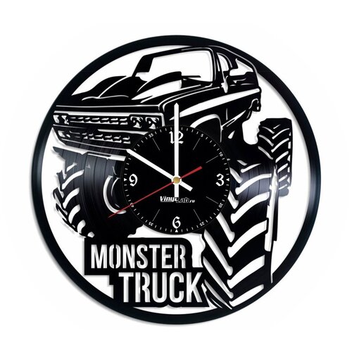 фото Часы из виниловой пластинки (c) vinyllab monster truck