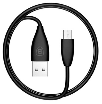 Baseus Cable Small Pretty Waist CAMMY-01 Кабель USB - micro USB 2A 1.0м Black
