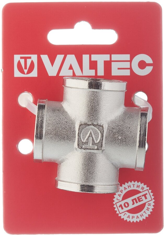 Крестовина никелированная 1/2" Valtec - фото №6