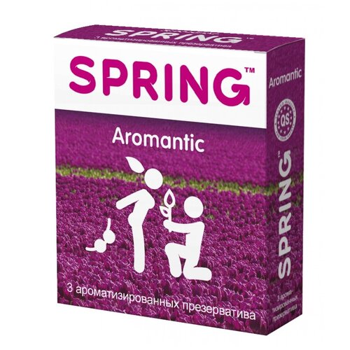 Ароматизированные презервативы SPRING Aromantic с цветочно-фруктовым ароматом (3 шт)