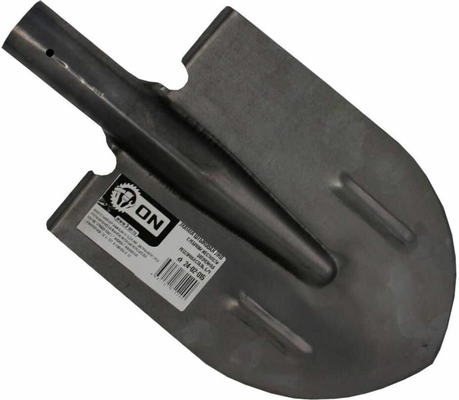 Лопата штыковая ЛКО, с ребрами жесткости, рессорно-пружинная сталь, без черенка, 1 шт - фотография № 1