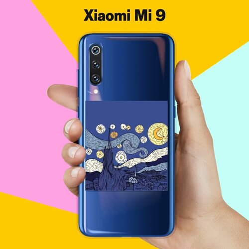 Силиконовый чехол Ночь на Xiaomi Mi 9