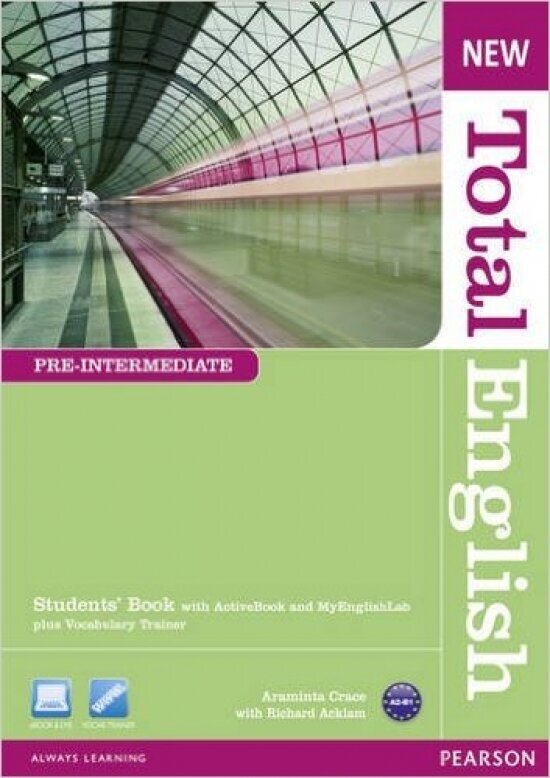 New Total English Pre-intermediate Students' Book (with Active Book CD-ROM) & MyLab