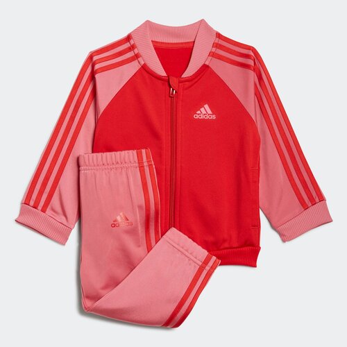 фото Костюм adidas, размер 80, красный, розовый