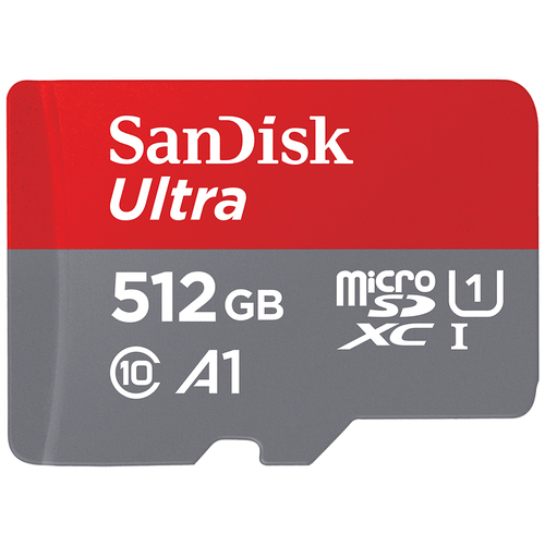 Карта памяти SanDisk Ultra microSDXC 256GB Class 10 UHS Class 1 A1 100MB/s + SD adapter