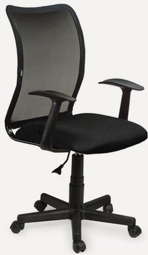 Изображение товара Кресло офисное Brabix "Spring MG-307", с подлокотниками, черное, TW